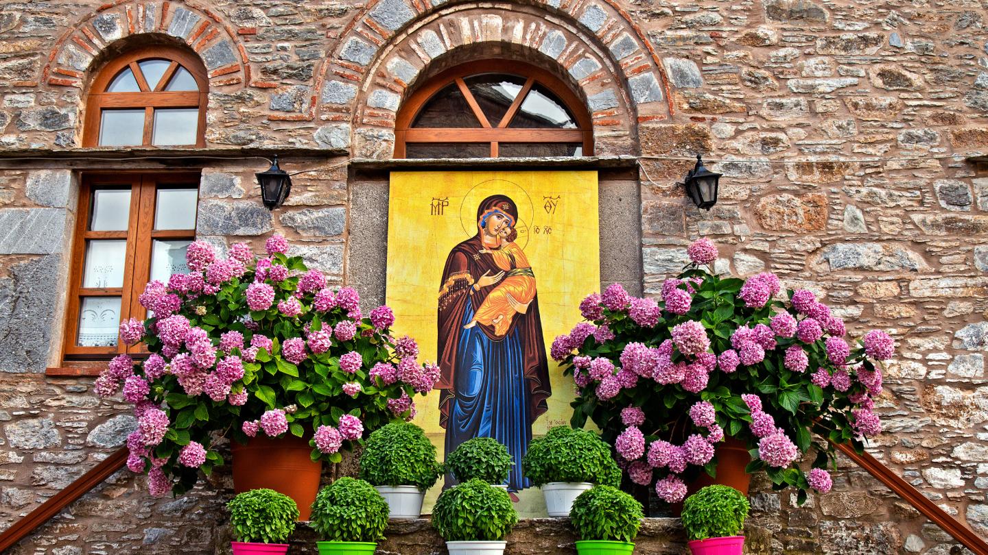 Evangelistria Monastery in Skiathos