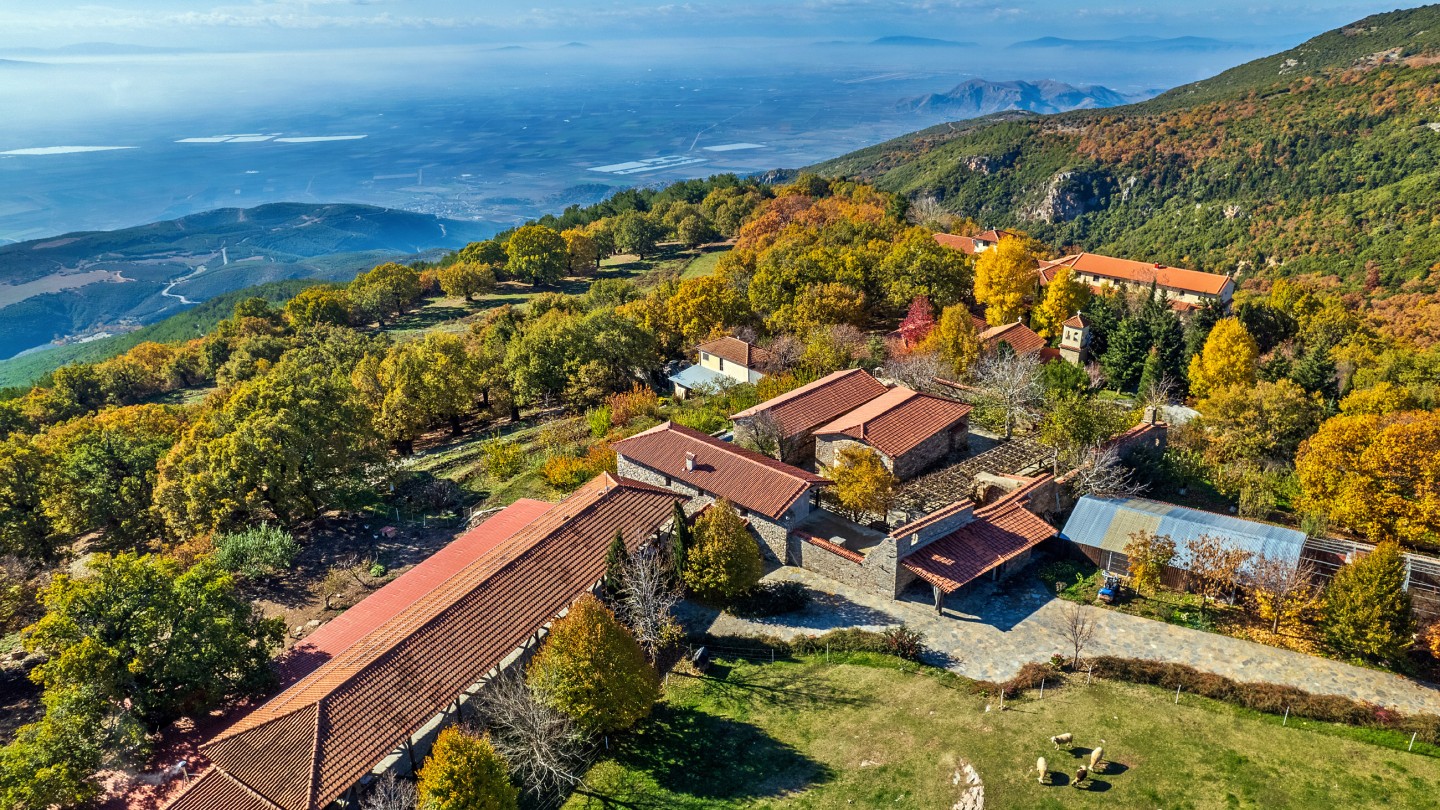 Anatoli village and the Monastery of Saint John the Baptist