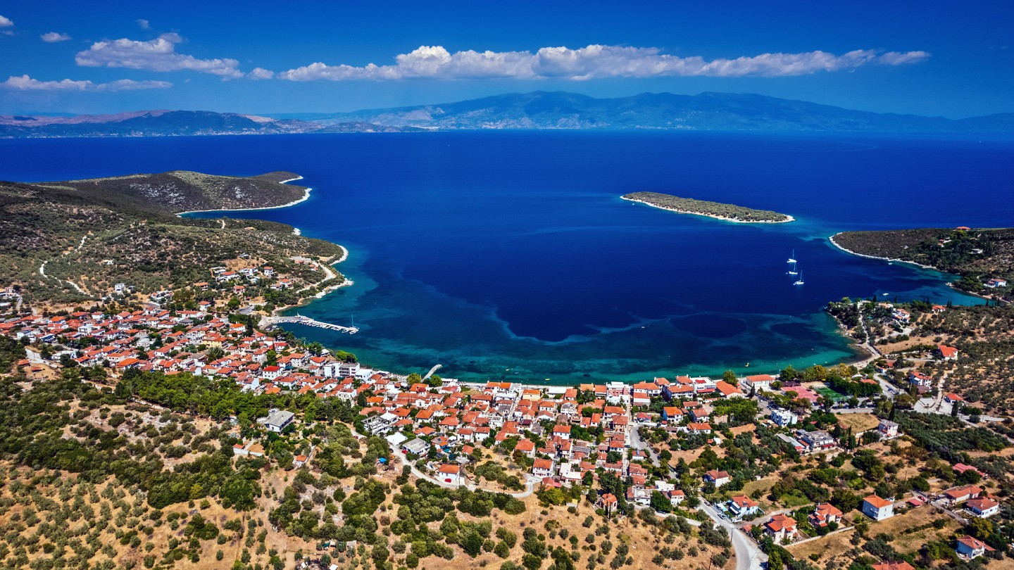 The coastline of Almyros