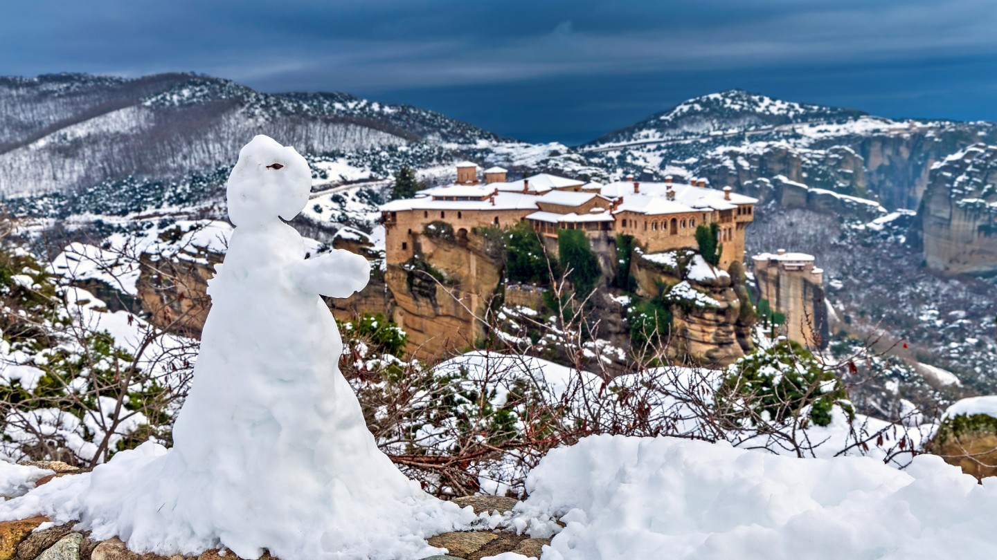 Μετέωρα χιόνι