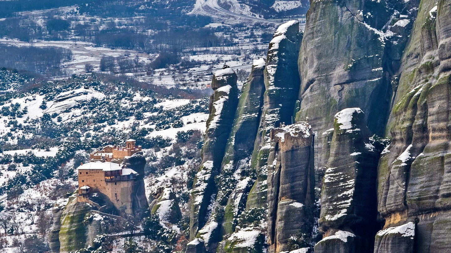 Μετέωρα χιόνι