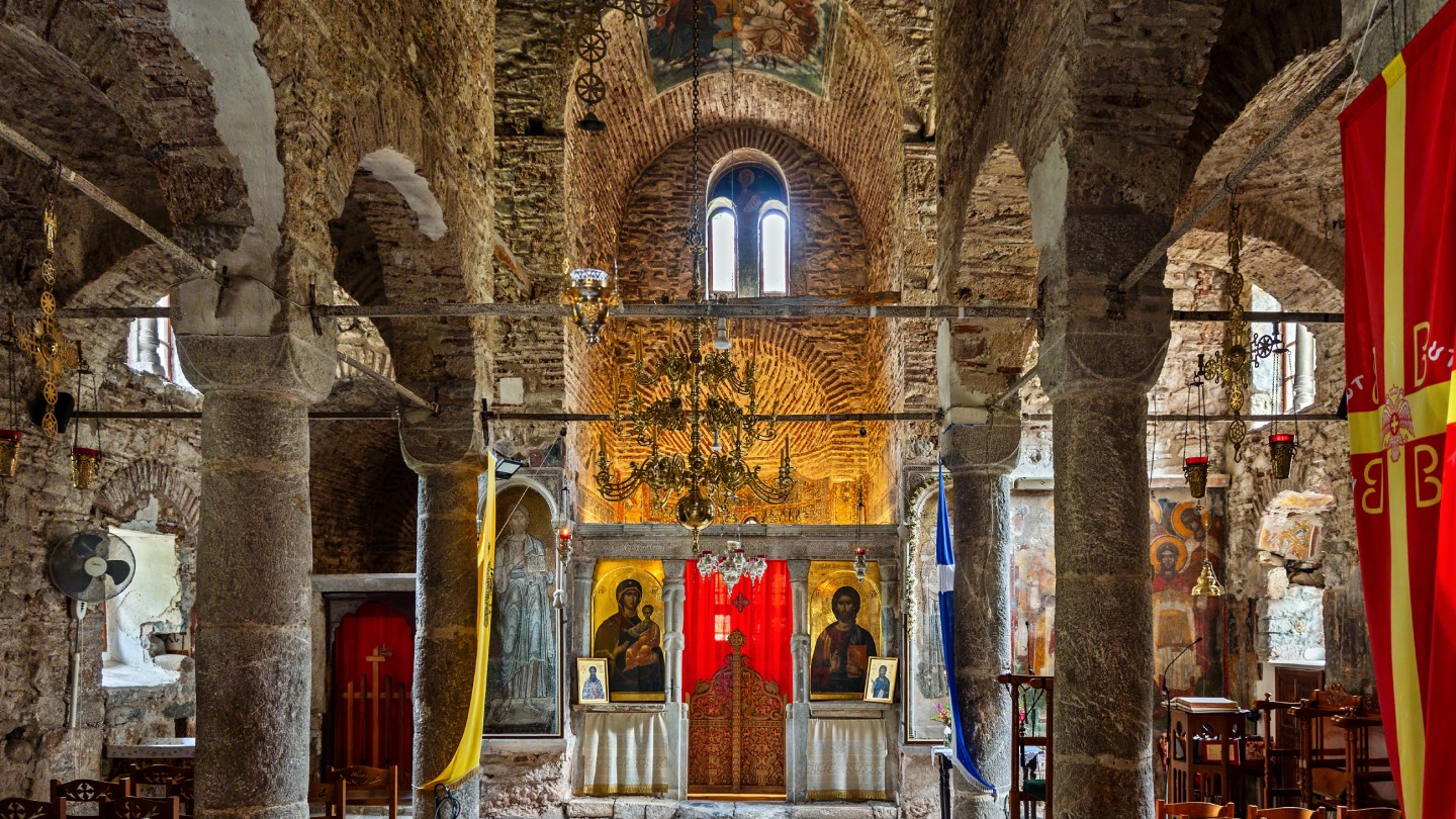 The Church of Porta Panagia in Pyli
