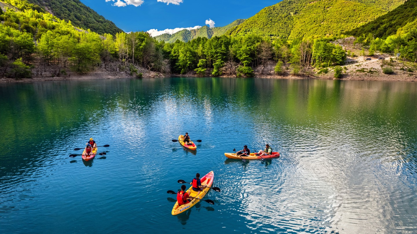 Kayak & Yoga στη λίμνη Στεφανιάδα
