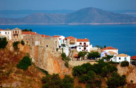 Χώρα Αλοννήσου, το Αιγαίο από ψηλά