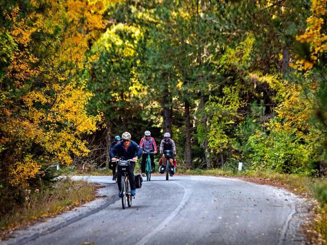 Cycling in Lower Olympos