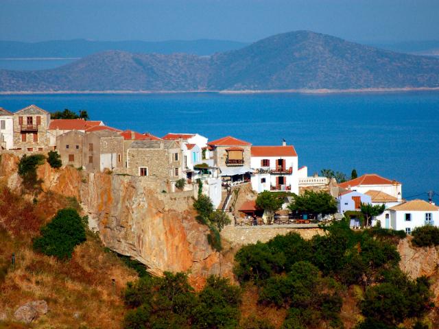 Χώρα Αλοννήσου, το Αιγαίο από ψηλά