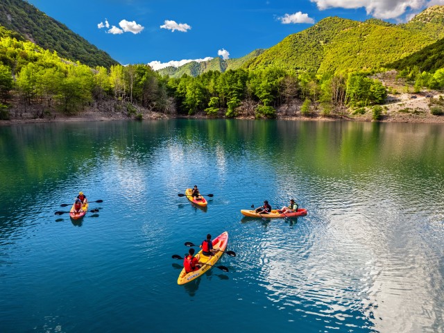 Kayak & Yoga at Lake Stefanias